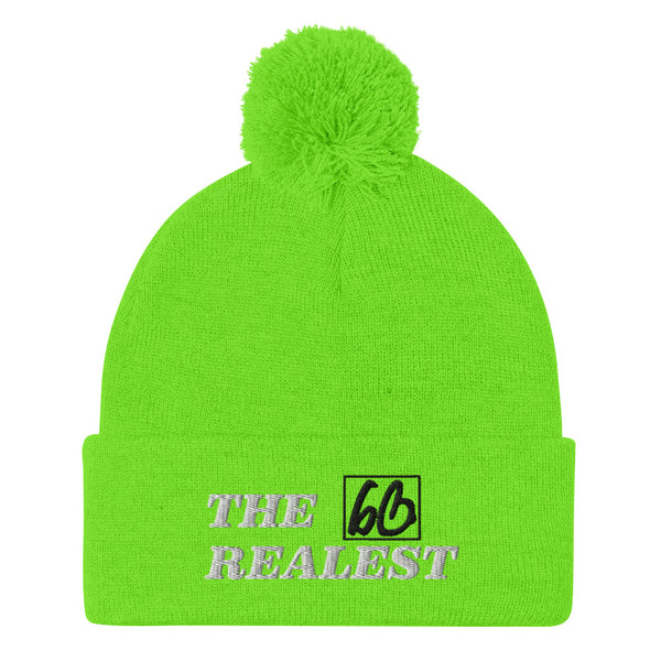 THE REALEST Pom-Pom Beanie