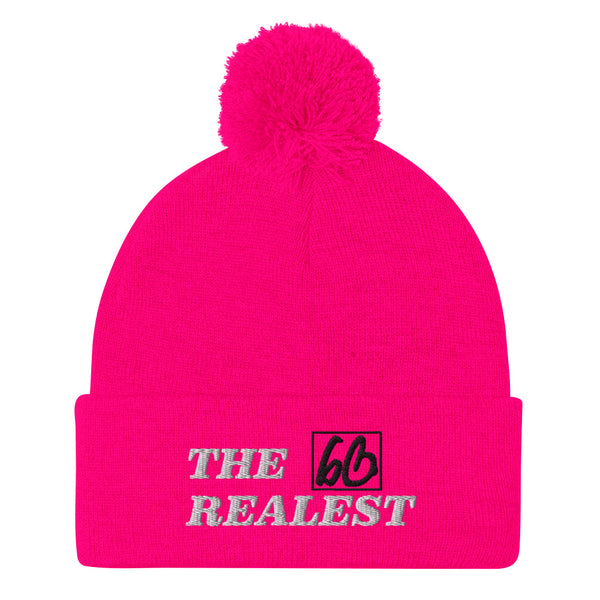 THE REALEST Pom-Pom Beanie