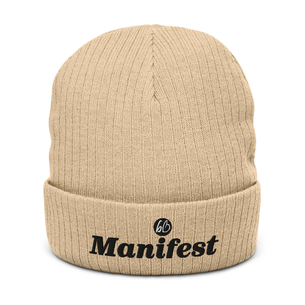 Manifest Ribbed Knit Beanie