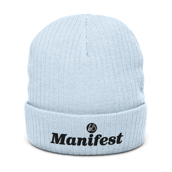 Manifest Ribbed Knit Beanie