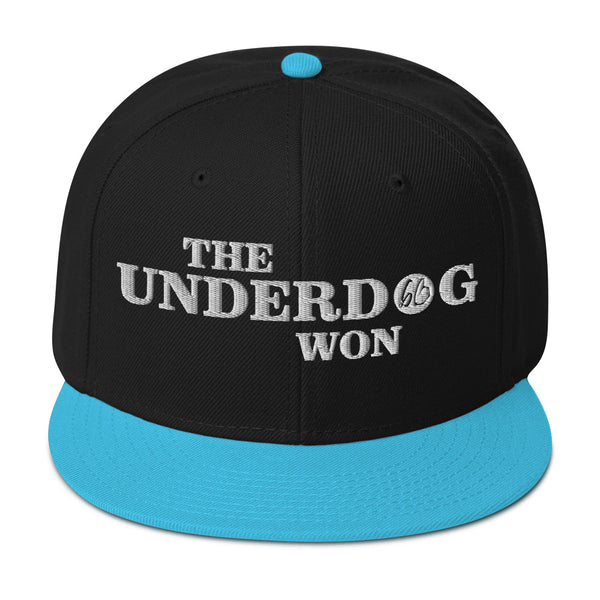 THE UNDERDOG WON Snapback Hat