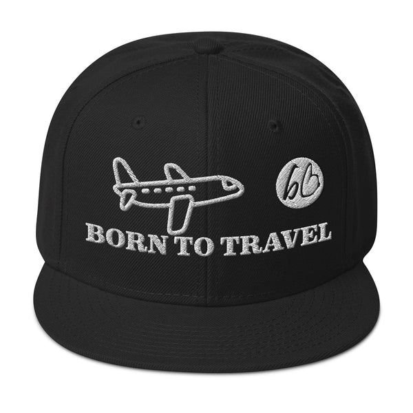 BORN TO TRAVEL Snapback Hat