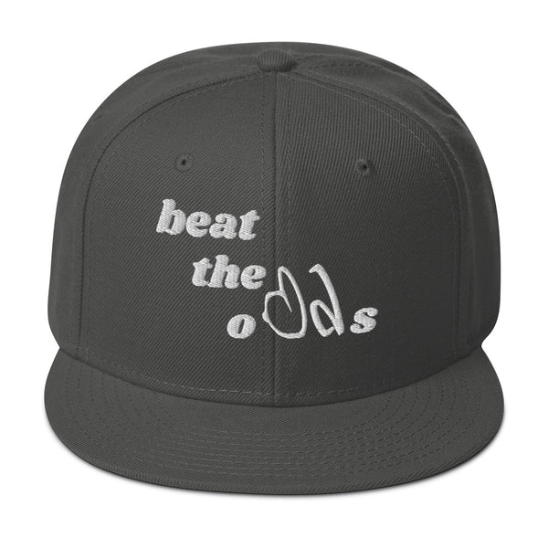 beat the odds Snapback Hat