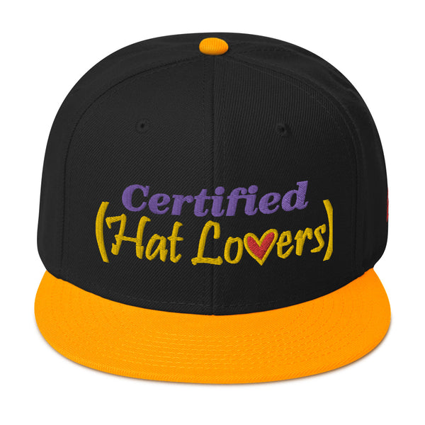 Certified Hat Lovers Snapback Hat