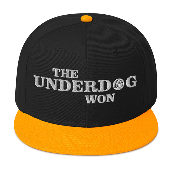 THE UNDERDOG WON Snapback Hat