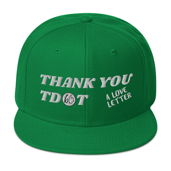 THANK YOU TDOT Snapback Hat