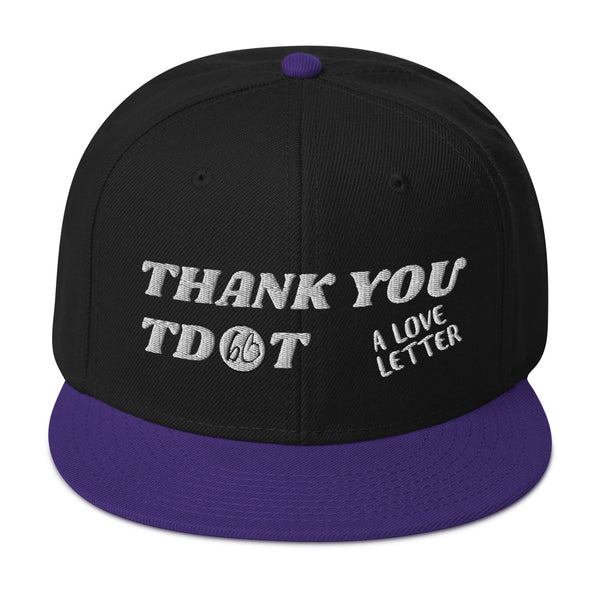 THANK YOU TDOT Snapback Hat