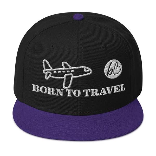 BORN TO TRAVEL Snapback Hat