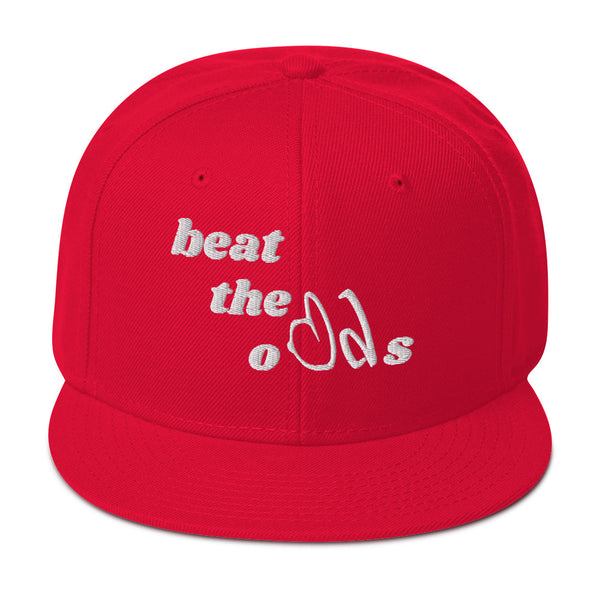 beat the odds Snapback Hat