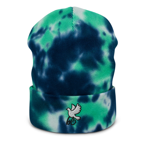 Bird's Eye View Tie-Dye Beanie