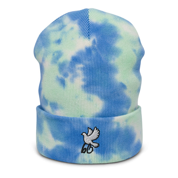 Bird's Eye View Tie-Dye Beanie