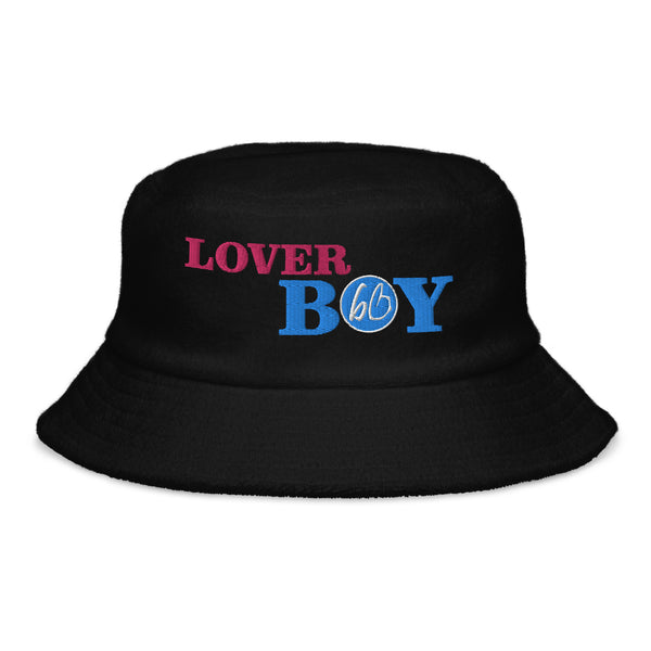 bb LOVER BOY Unstructured Terry Cloth Bucket Hat