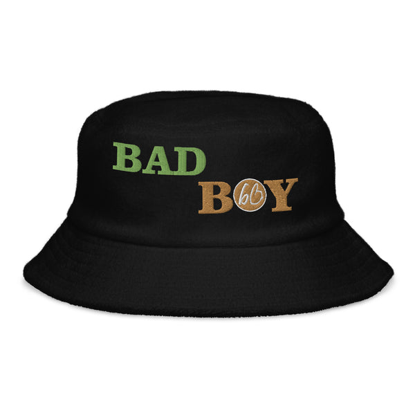 BAD BOY bb Unstructured Terry Cloth Bucket Hat