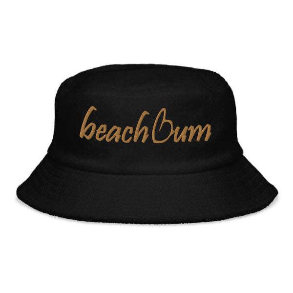 Beach Bum Unstructured Terry Cloth Bucket Hat