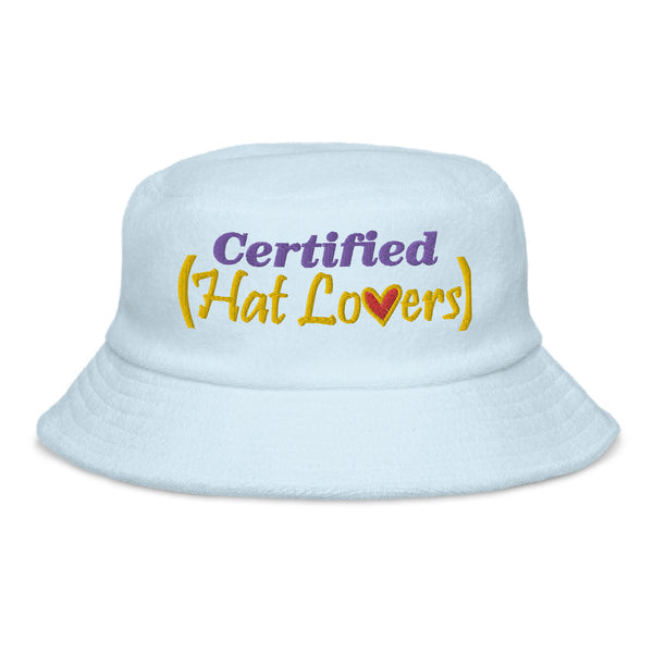 Certified Hat Lovers Unstructured Terry Cloth Bucket Hat