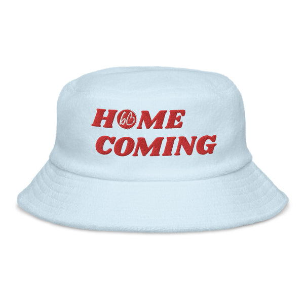 HOMECOMING Unstructured Terry Cloth Bucket Hat