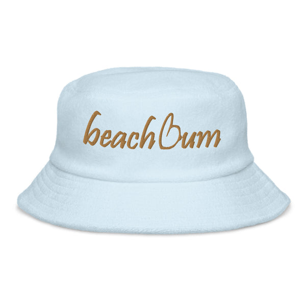 Beach Bum Unstructured Terry Cloth Bucket Hat