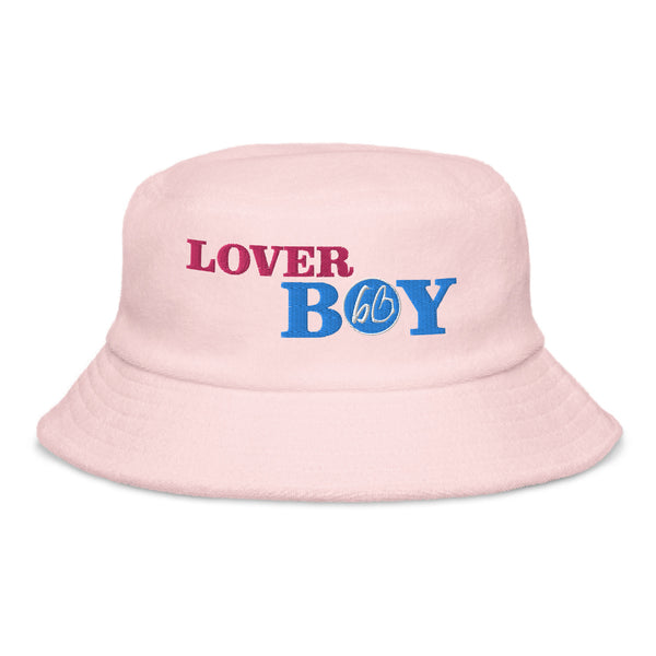 bb LOVER BOY Unstructured Terry Cloth Bucket Hat