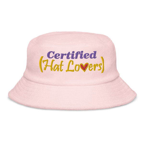 Certified Hat Lovers Unstructured Terry Cloth Bucket Hat