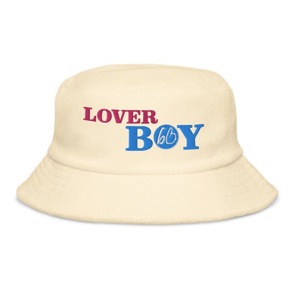 bb LOVER BOY Unstructured Terry Cloth Bucket Hat