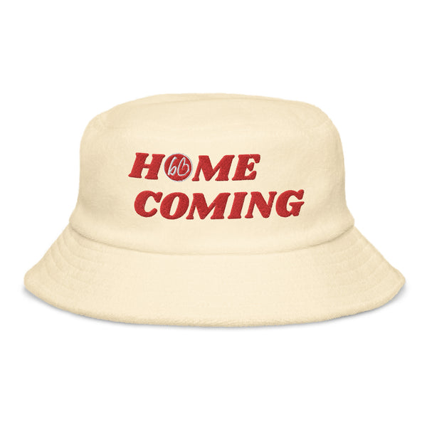 HOMECOMING Unstructured Terry Cloth Bucket Hat