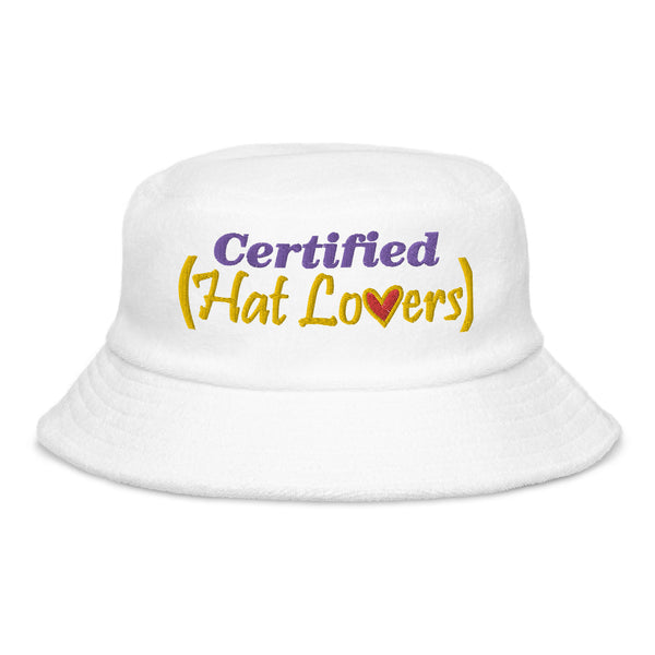 Certified Hat Lovers Unstructured Terry Cloth Bucket Hat