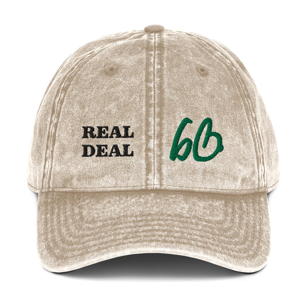 REAL DEAL bb Vintage Cotton Twill Hat