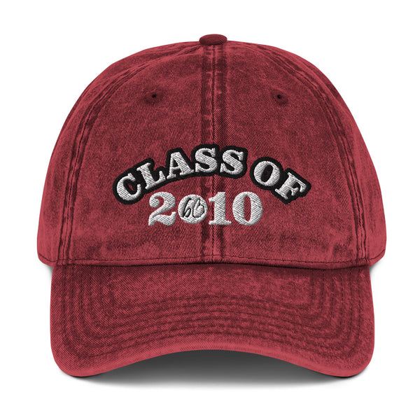 CLASS OF 2010 Vintage Cotton Twill Hat