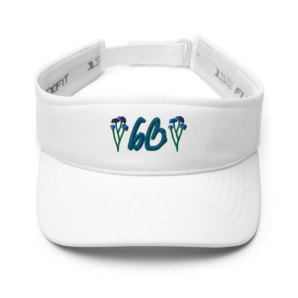 bb Blue Rose FlexFit Visor