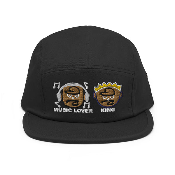 MUSIC LOVER & KING Five Panel Hat