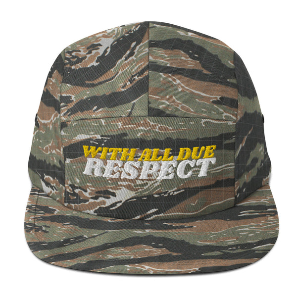 WITH ALL DUE RESPECT Five Panel Hat