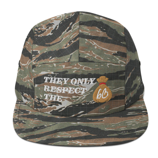 THEY ONLY RESPECT THE BAG Five Panel Hat