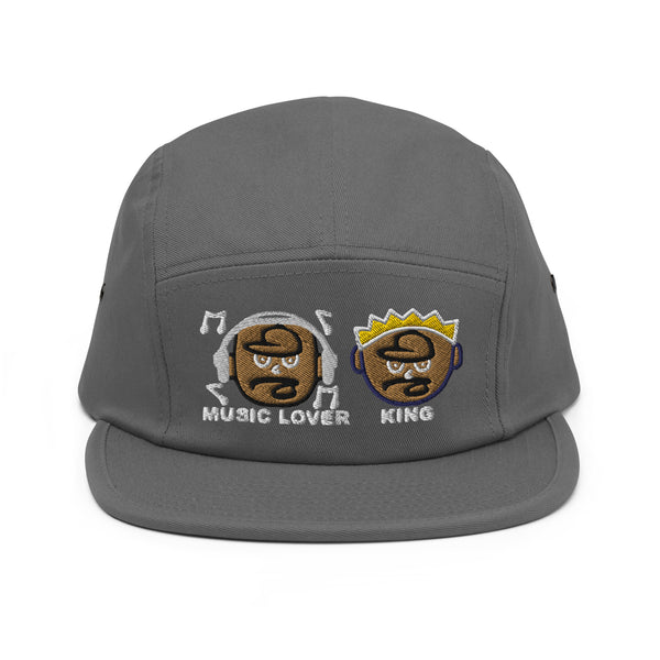MUSIC LOVER & KING Five Panel Hat