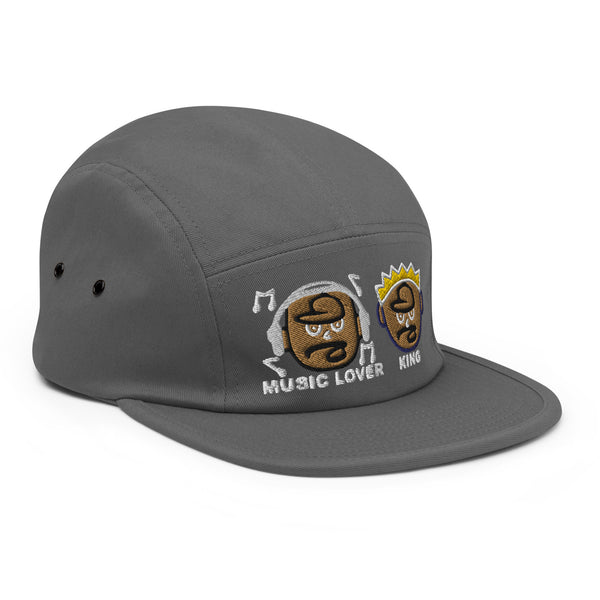 MUSIC LOVER & KING Five Panel Hat