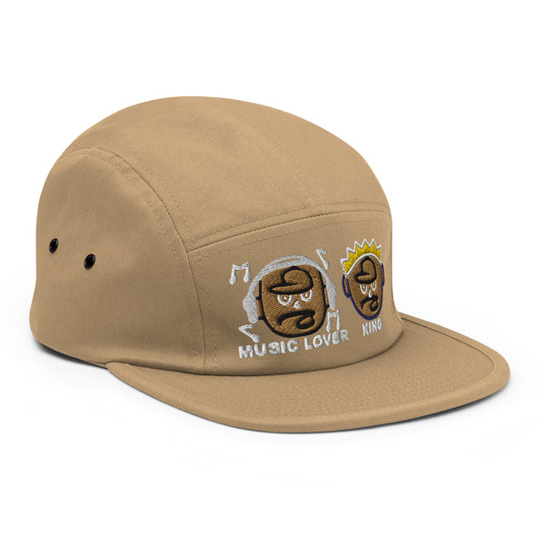 MUSIC LOVER & KING Five Panel Hat