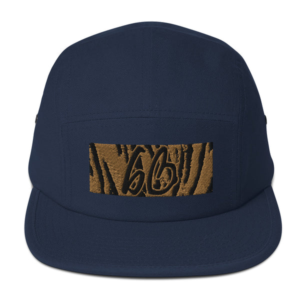 bb Tiger Print Five Panel Hat