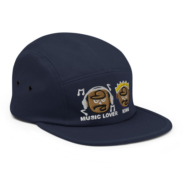 MUSIC LOVER & KING Five Panel Hat