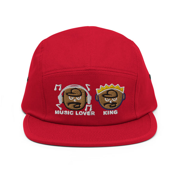 MUSIC LOVER & KING Five Panel Hat