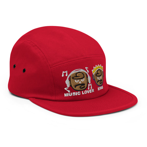 MUSIC LOVER & KING Five Panel Hat