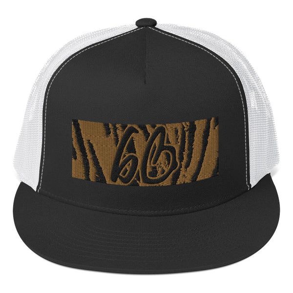 bb Tiger Print Trucker Hat