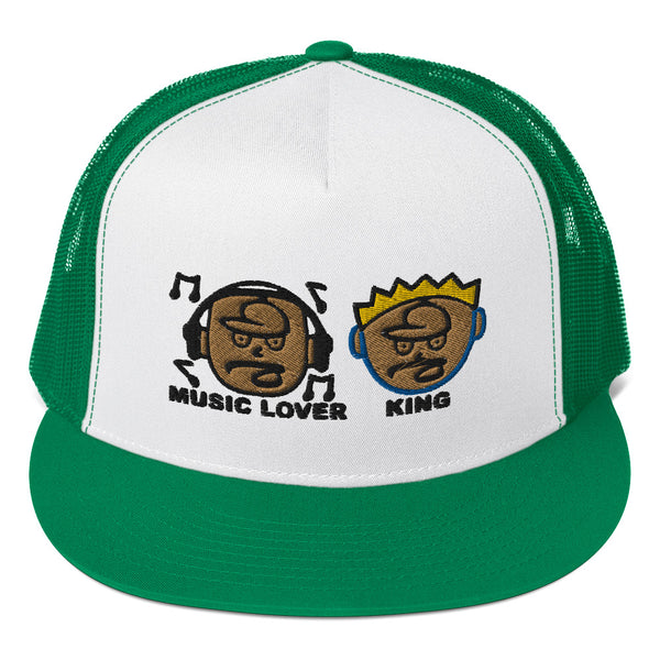 MUSIC LOVER & KING Trucker Hat