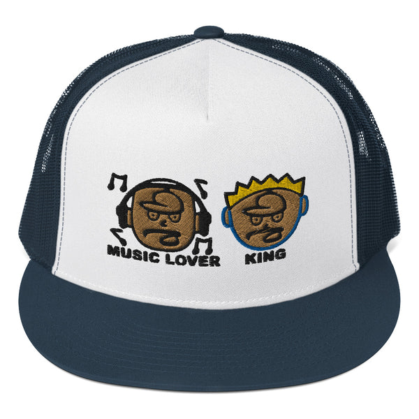 MUSIC LOVER & KING Trucker Hat