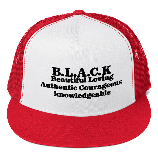 B.L.A.C.K Trucker Hat