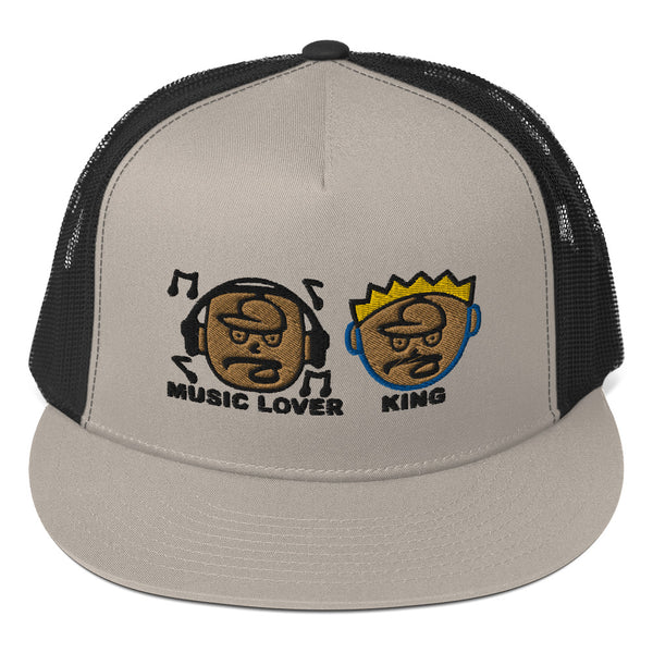 MUSIC LOVER & KING Trucker Hat