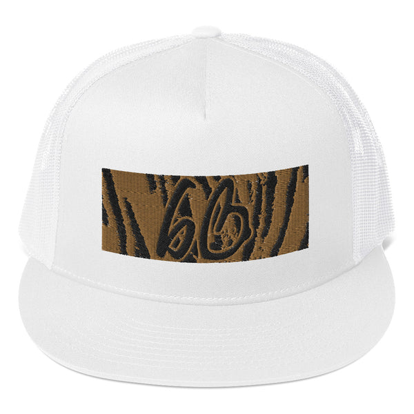bb Tiger Print Trucker Hat