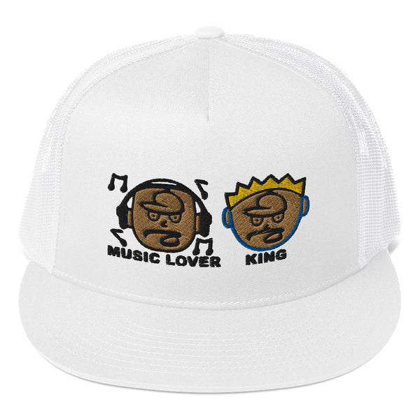 MUSIC LOVER & KING Trucker Hat