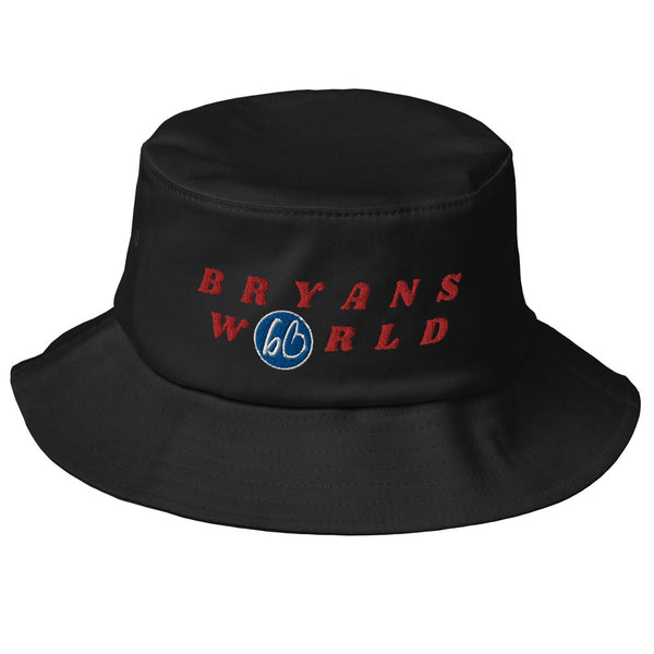 BRYANS WORLD Old School Bucket Hat