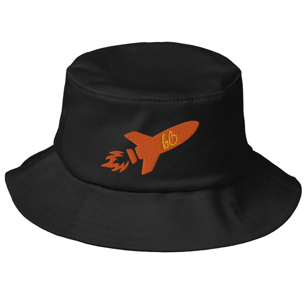 bb Rocket Logo Old School Bucket Hat