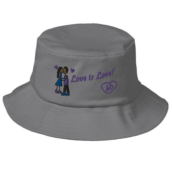 Love Is Love Old School Bucket Hat