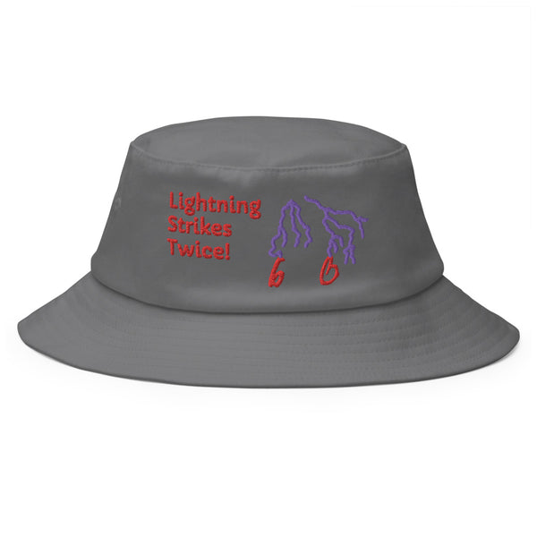 Lightning Strikes Twice Old School Bucket Hat